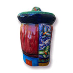 XL Talavera Panchito Statue | Hand - Painted Mexican Pottery Decor Talavera Statue La Vie Bien XL Talavera Panchito Statue | Hand - Painted Mexican Pottery Decor