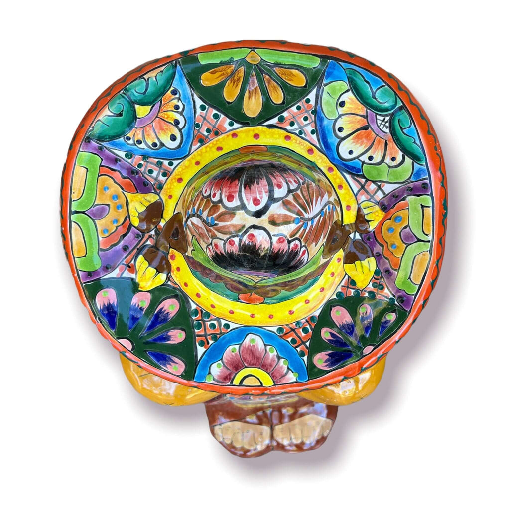 XL Talavera Panchito Statue | Hand - Painted Mexican Pottery Decor Talavera Statue La Vie Bien XL Talavera Panchito Statue | Hand - Painted Mexican Pottery Decor