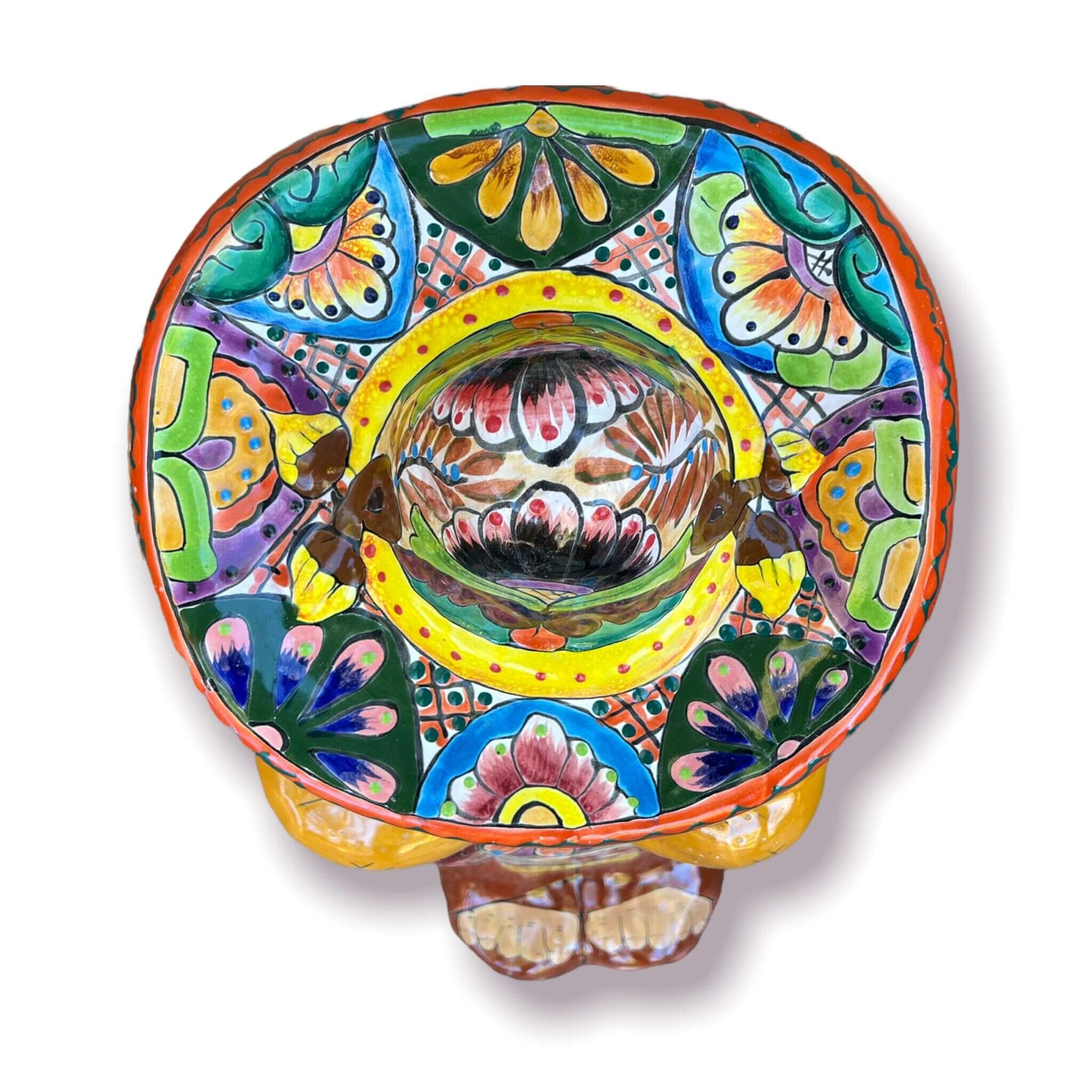 XL Talavera Panchito Statue | Hand - Painted Mexican Pottery Decor Talavera Statue La Vie Bien XL Talavera Panchito Statue | Hand - Painted Mexican Pottery Decor