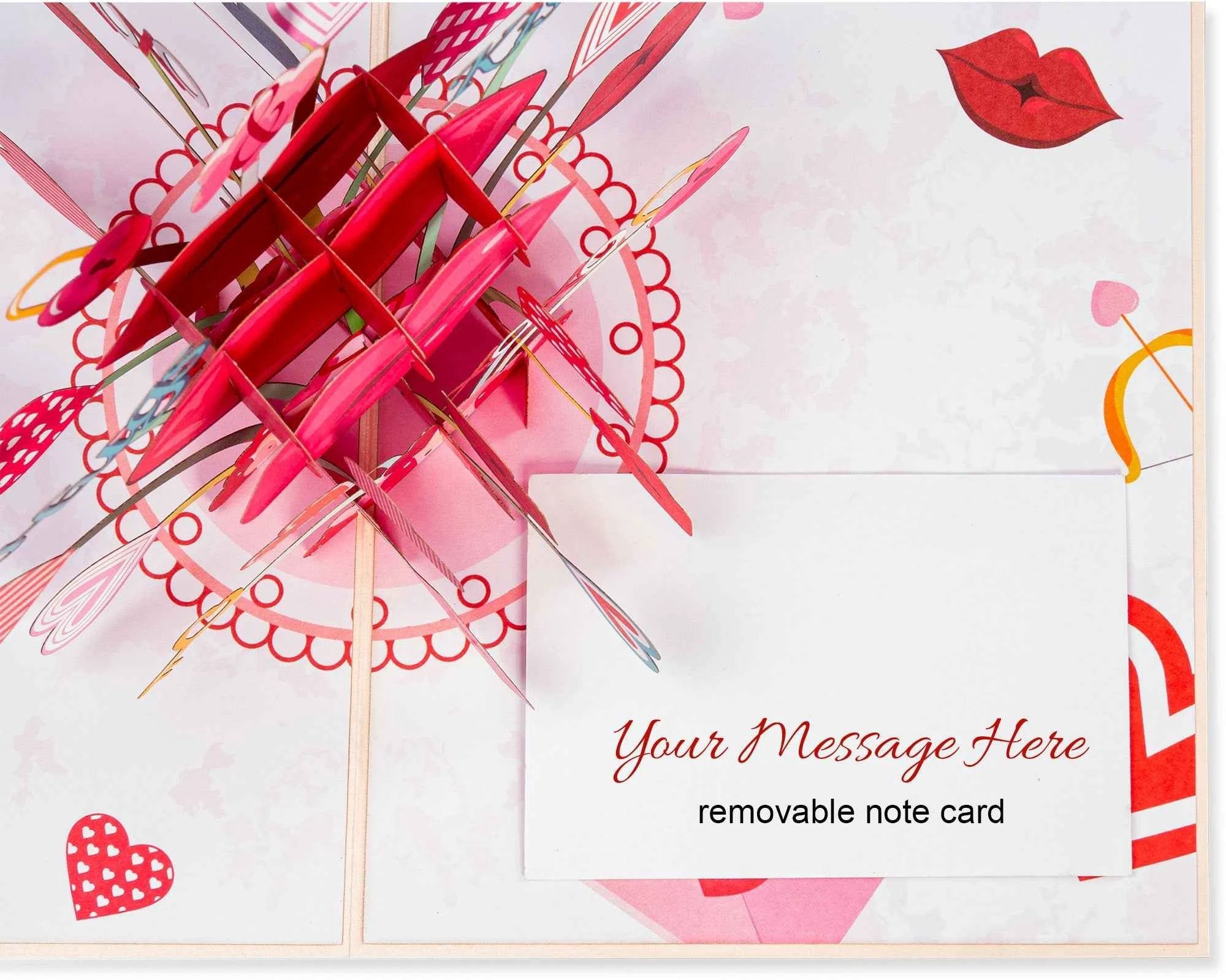 XOXO Hugs & Kisses Pop-Up Valentine’s Day Pop Up Card by Paper Love