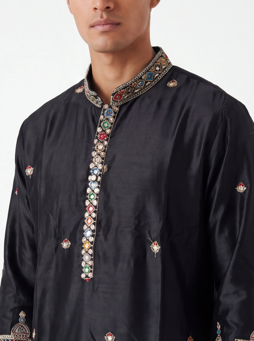 2100 - Silk kurta pajama set