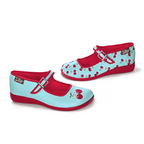 Chocolaticas® Cherry Women's Mary Jane Flat by Hot Chocolate Design
