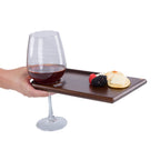 Rectangle Wine Appetizer Plate Set of 4