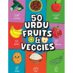 50 Fruits & Veggies In Urdu: Learn Urdu & English - Paperback
