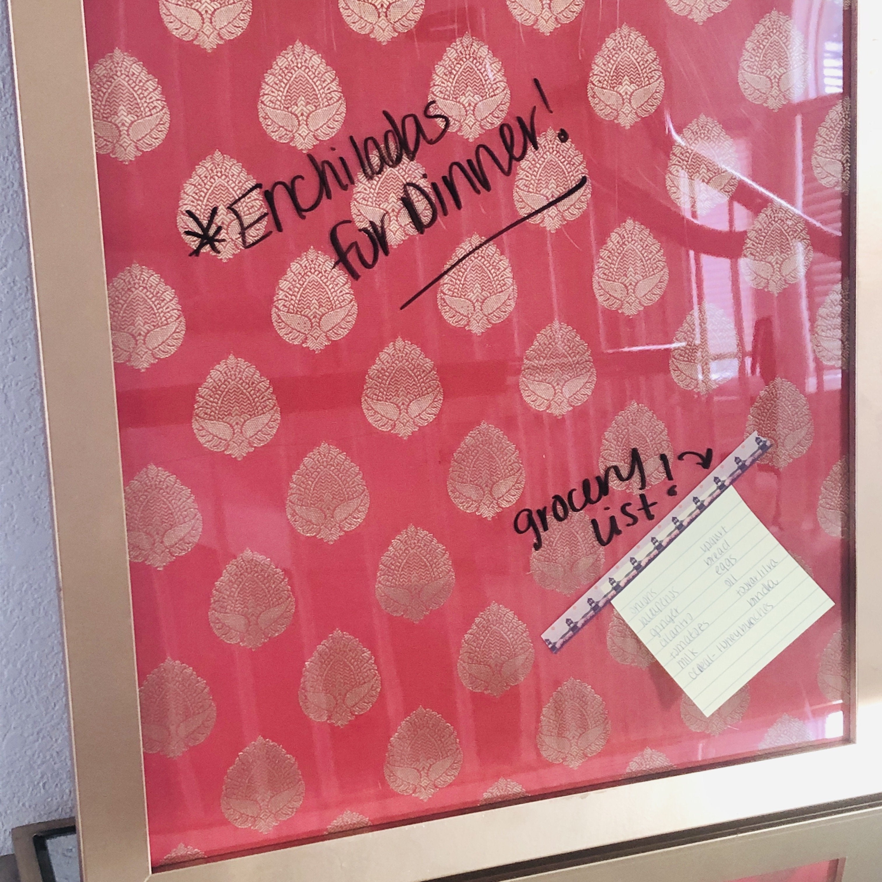 Saree Dry Erase Board by Modern Desi