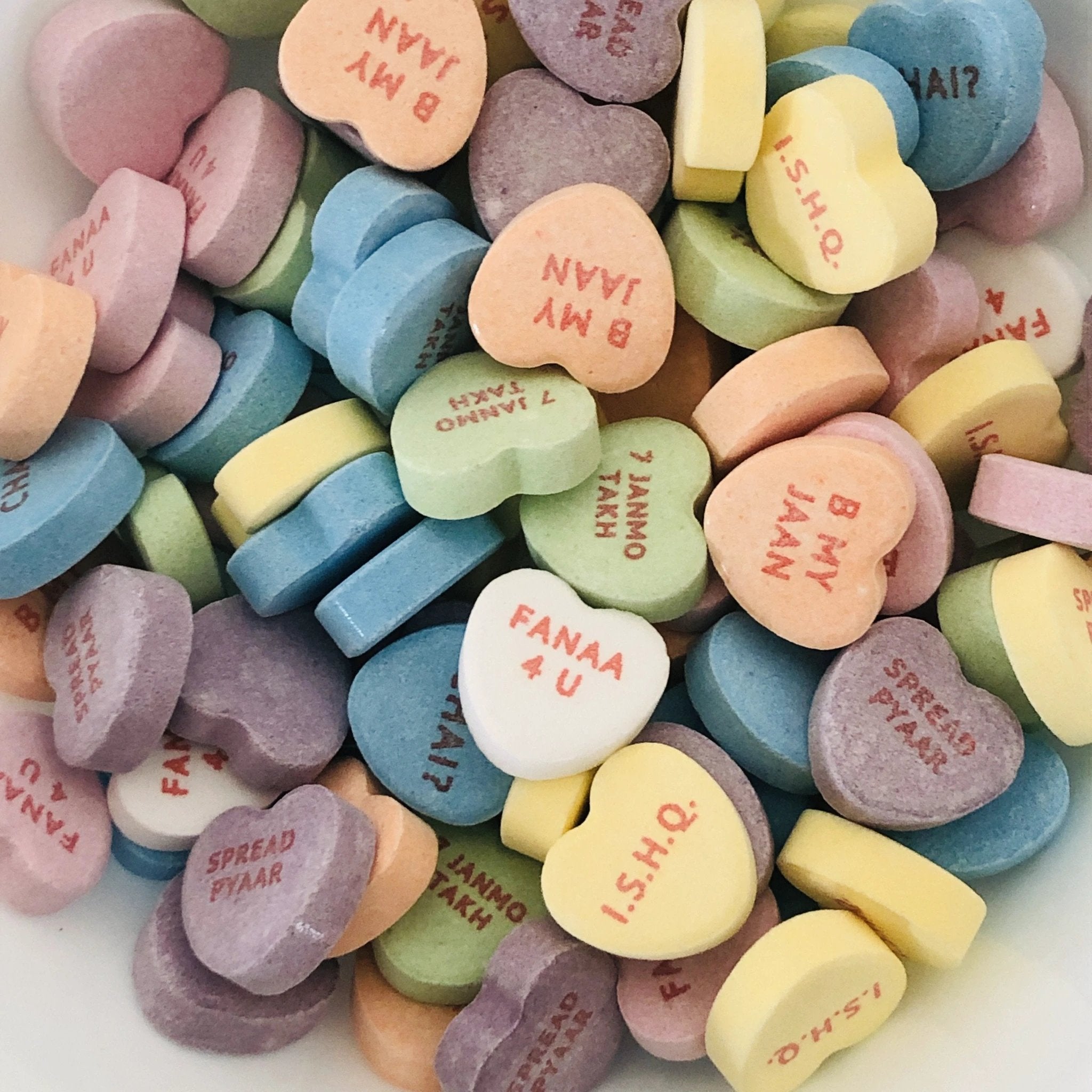 Sweet Desi Candy Hearts by Modern Desi