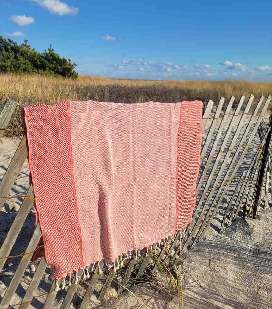 "Yansima" 100% Premium hand woven Turkish Cotton bath towel by Kalkedon Towels