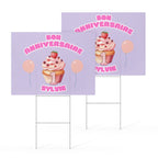 Bon anniversaire first birthday Yard sign by La Vie Bien