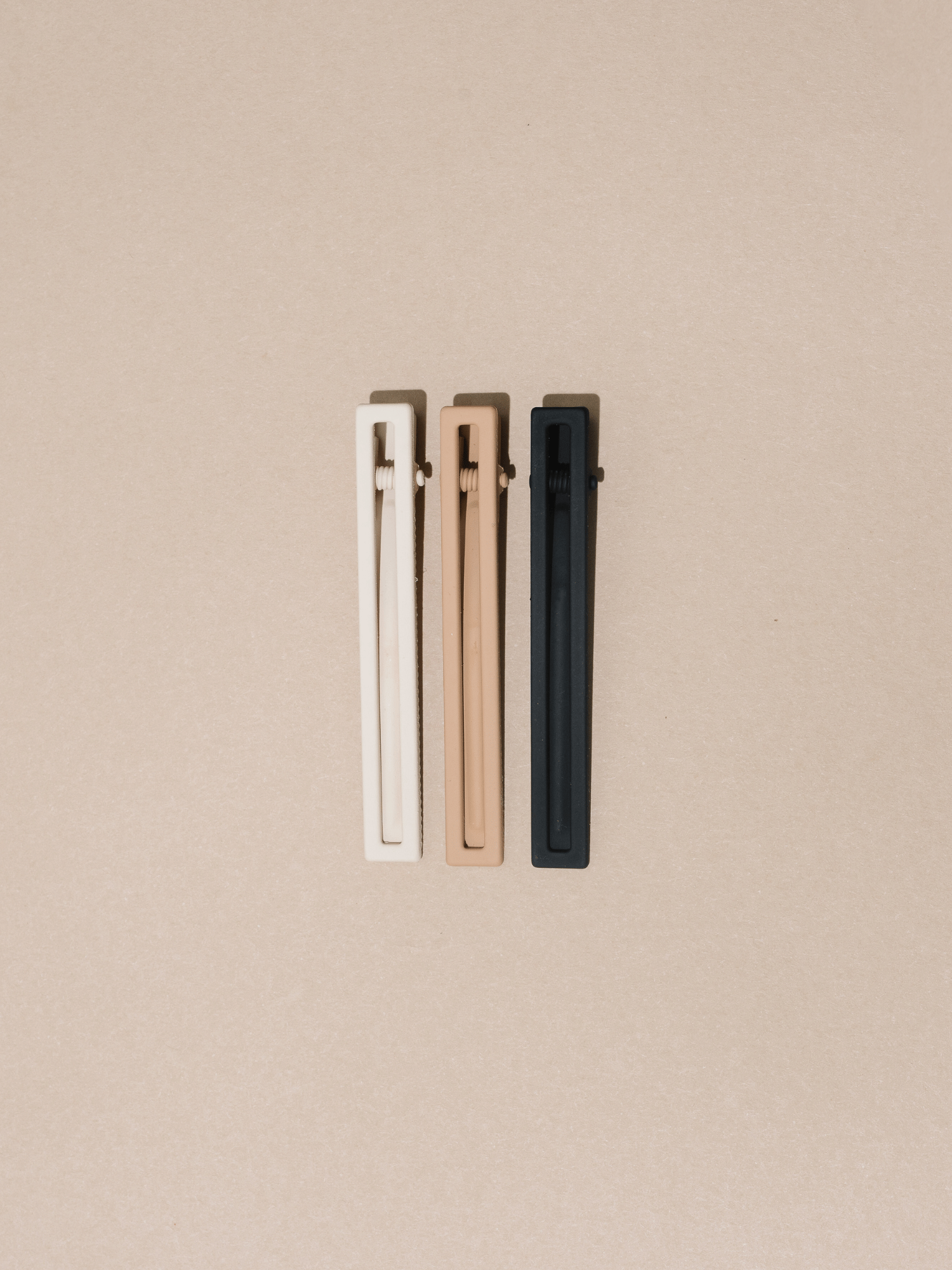 Yarrow Hair Clips - Cacao