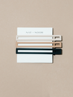 Yarrow Hair Clips - Cacao by NAT + NOOR
