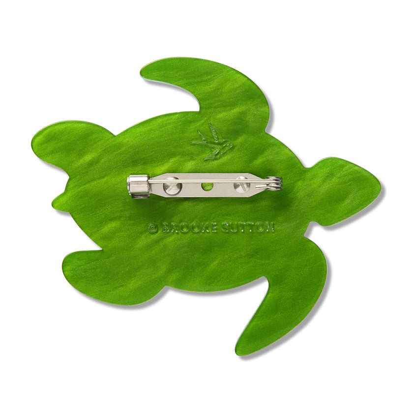 Yaunati (Turtle) Brooch by Erstwilder Brooches La Vie Bien Yaunati (Turtle) Brooch by Erstwilder