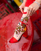 Year of the Dragon Sheer Crew Sock by Sock Candy