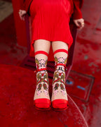 Year of the Dragon Sheer Crew Sock by Sock Candy