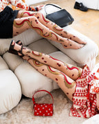 Year of the Dragon Sheer Tights by Sock Candy