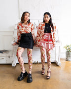 Year of the Dragon Sheer Tights by Sock Candy
