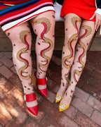 Year of the Dragon Sheer Tights by Sock Candy