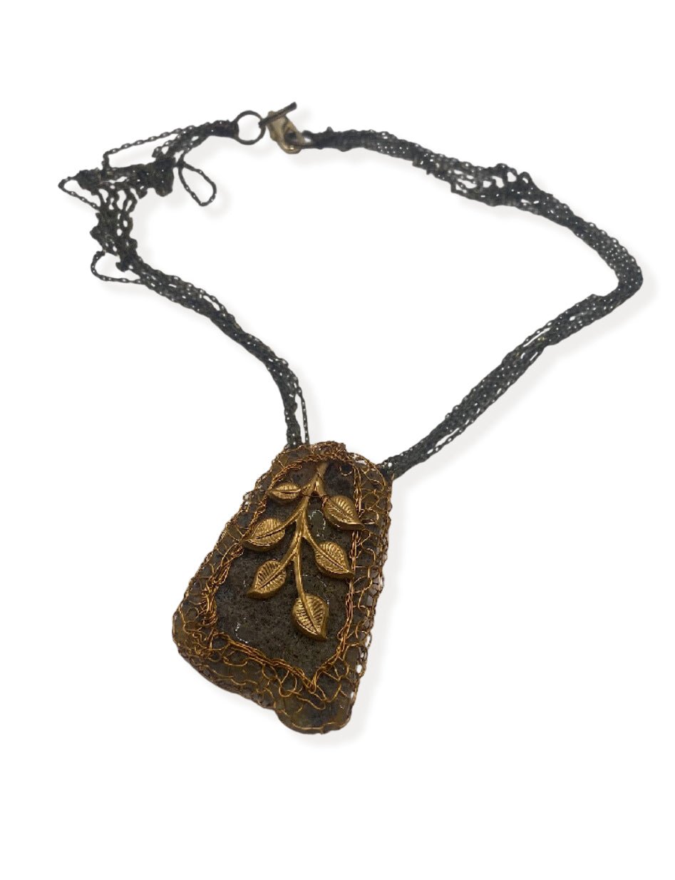 Yellow Agate Necklace Necklaces La Vie Bien Yellow Agate Necklace