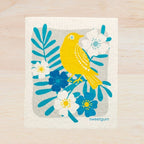 Yellow Bird Swedish Dishcloth | Yellow | Sweetgum Home Swedish Dishcloths La Vie Bien Yellow Bird Swedish Dishcloth | Yellow | Sweetgum Home