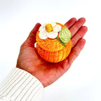 Yellow Daisy Tiny Basket La Vie Bien Yellow Daisy Tiny Basket