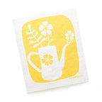 Yellow Teapot Swedish Dishcloth Swedish Dishcloths La Vie Bien Yellow Teapot Swedish Dishcloth
