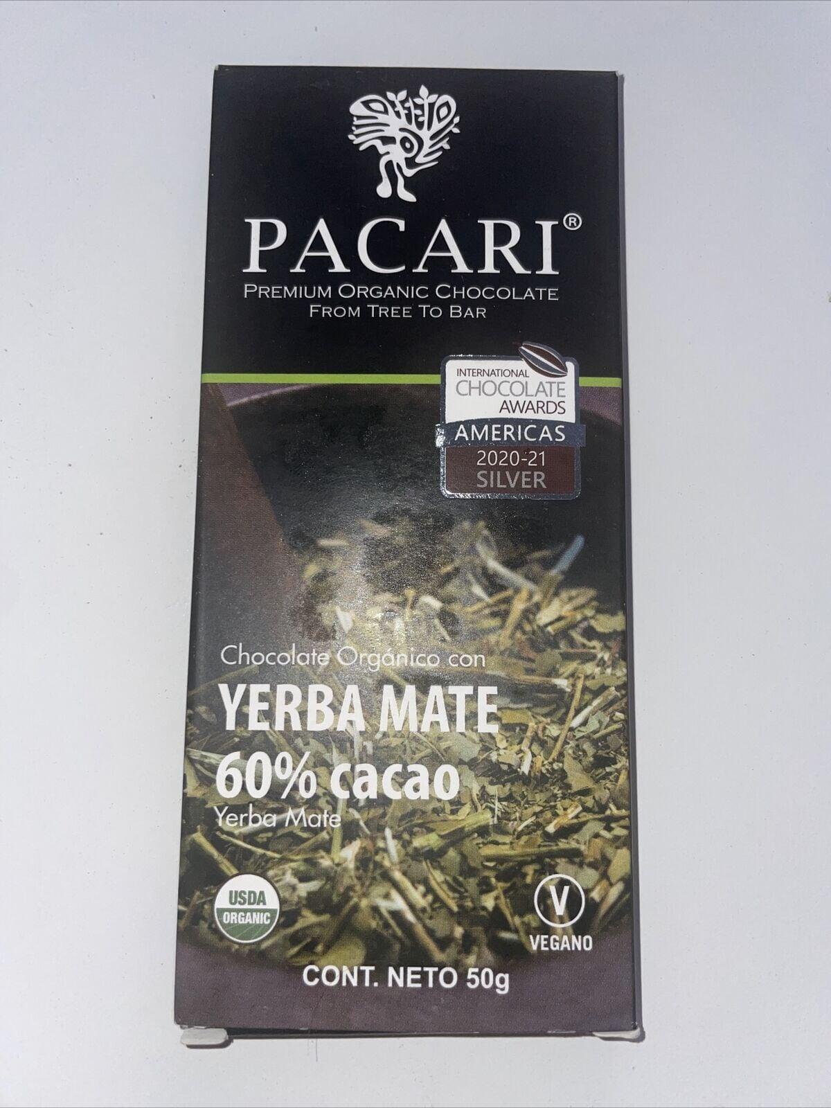 Yerba Mate Organic Chocolate Bar Chocolate La Vie Bien Yerba Mate Organic Chocolate Bar