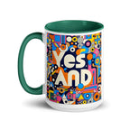 Yes, and colorful Mug with Color Inside by La Vie Bien