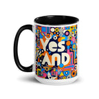Yes, and colorful Mug with Color Inside by La Vie Bien