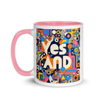 Yes, and colorful Mug with Color Inside by La Vie Bien