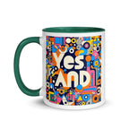 Yes, and colorful Mug with Color Inside by La Vie Bien