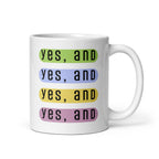 Yes, and modern design glossy mug by La Vie Bien
