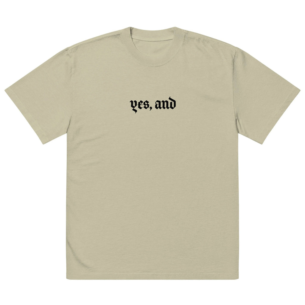 Yes, and Oversized faded t-shirt by La Vie Bien