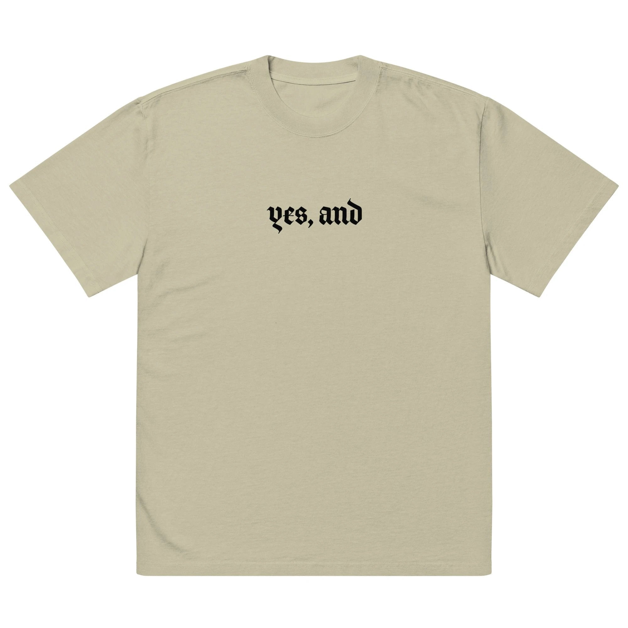 Yes, and Oversized faded t-shirt by La Vie Bien