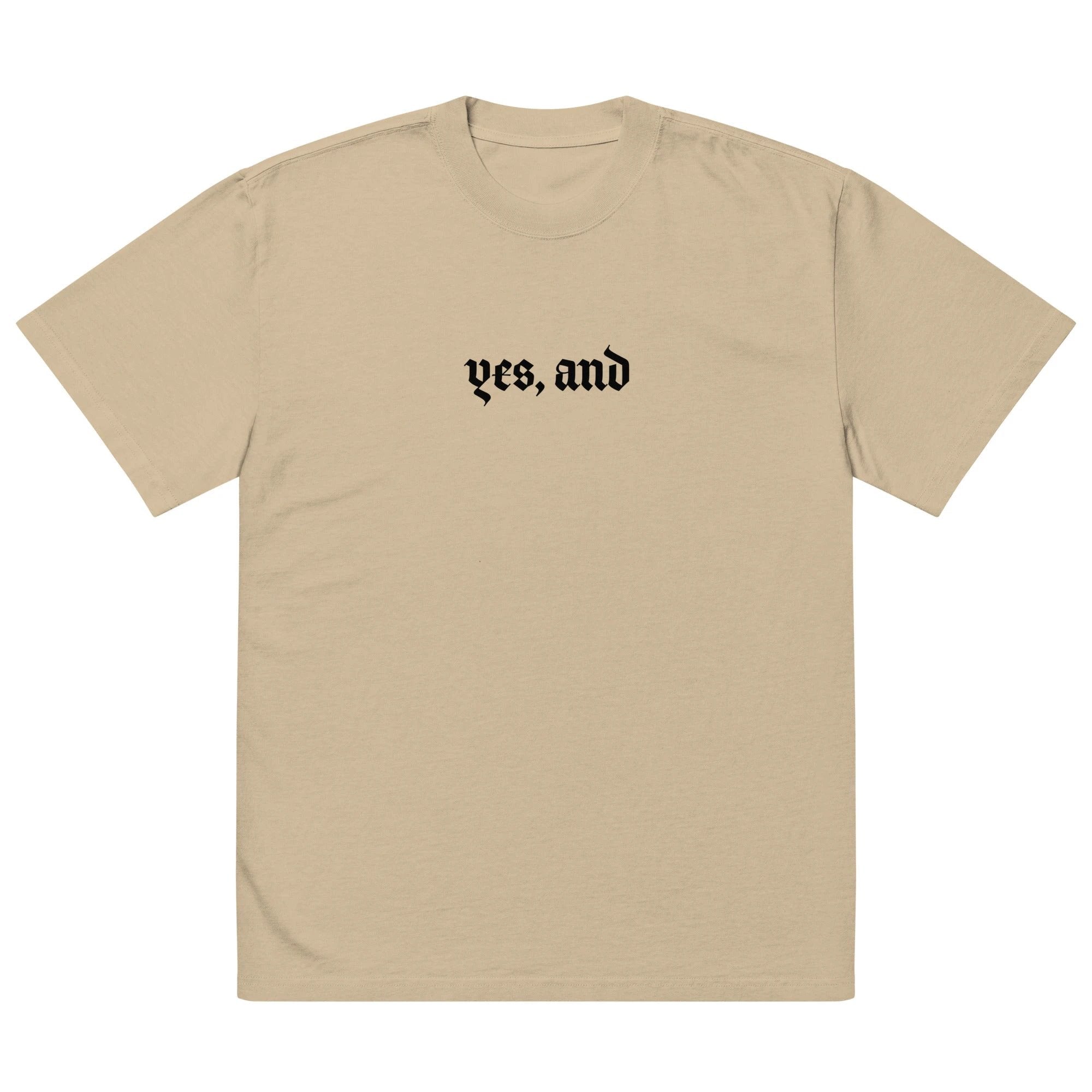 Yes, and Oversized faded t-shirt by La Vie Bien