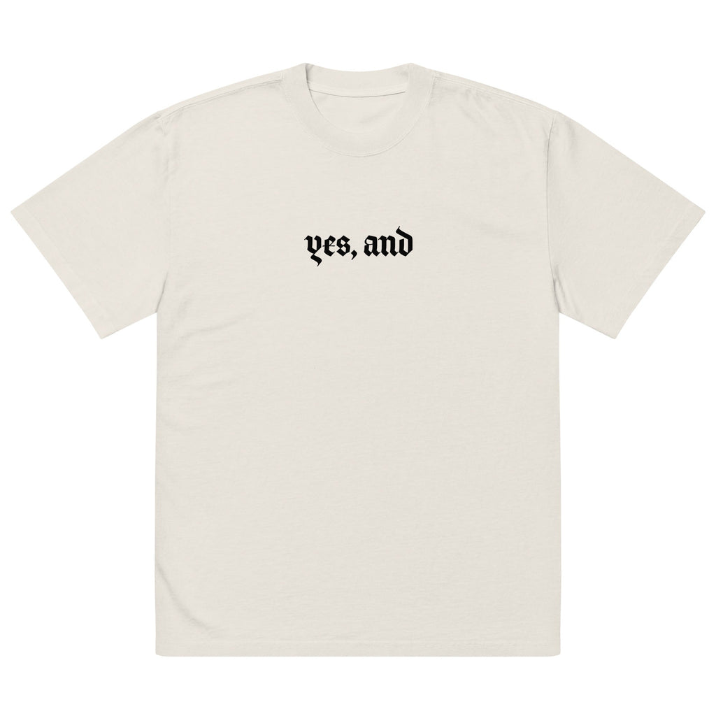 Yes, and Oversized faded t-shirt by La Vie Bien