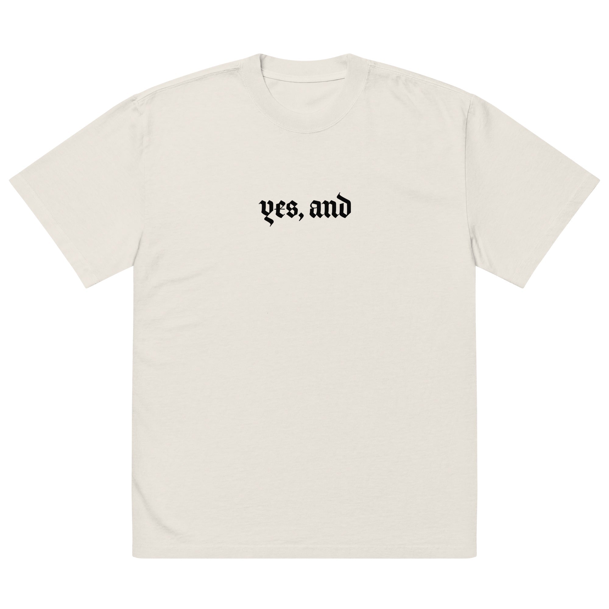 Yes, and Oversized faded t-shirt by La Vie Bien