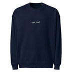 Yes, and Unisex organic oversized sweatshirt by La Vie Bien