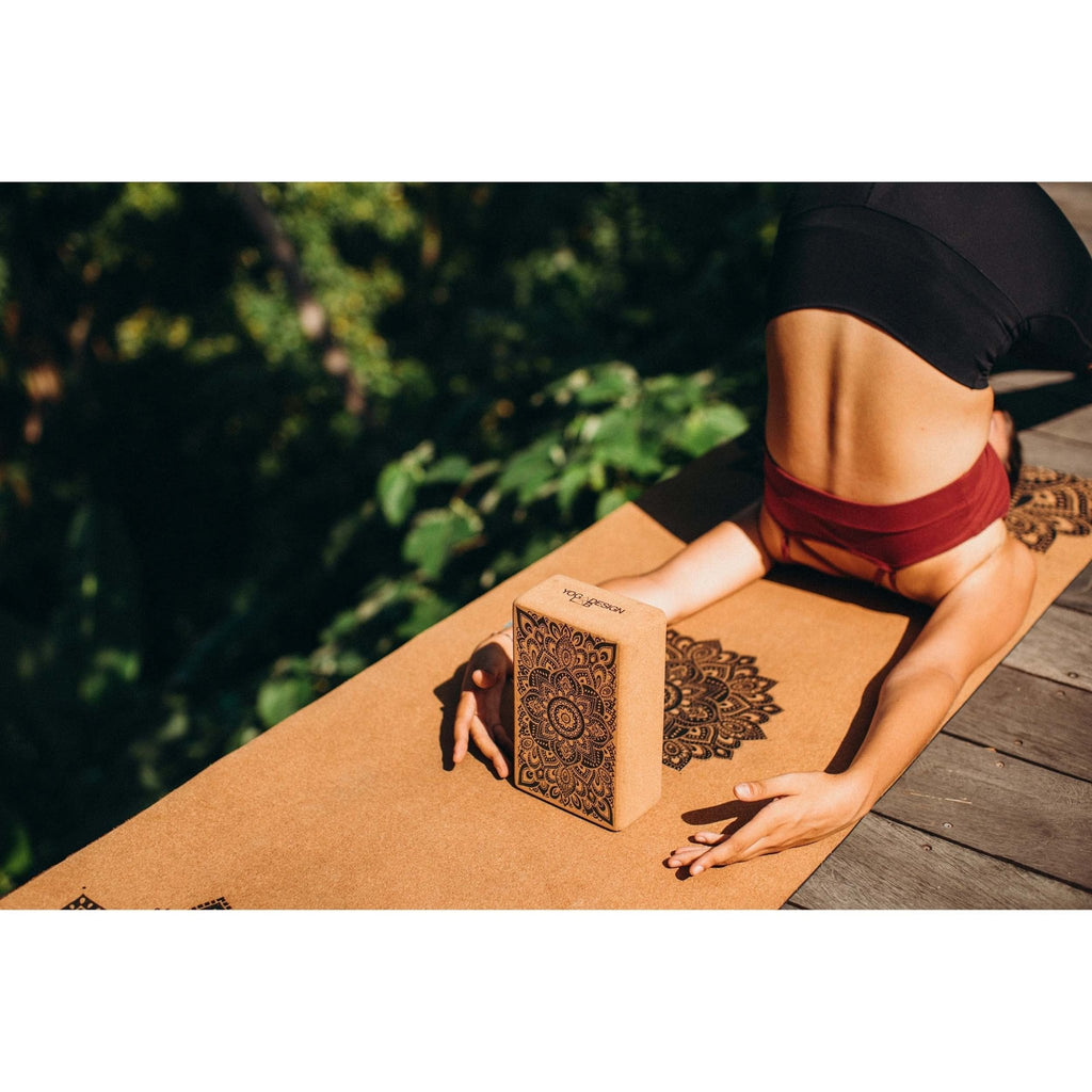 Yoga Cork Block La Vie Bien Yoga Cork Block