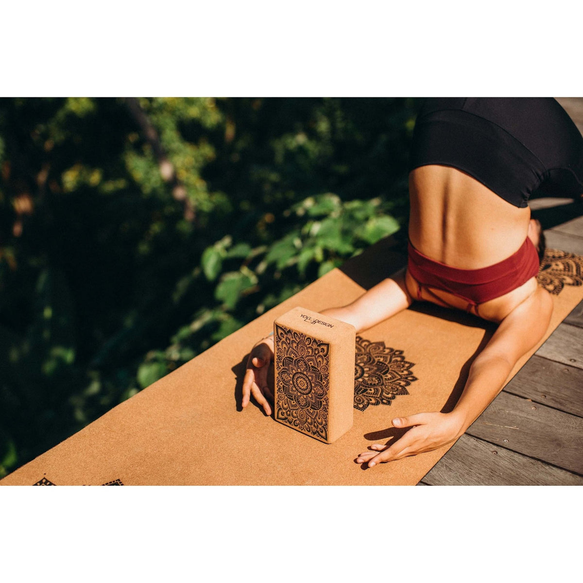 Yoga Cork Block La Vie Bien Yoga Cork Block