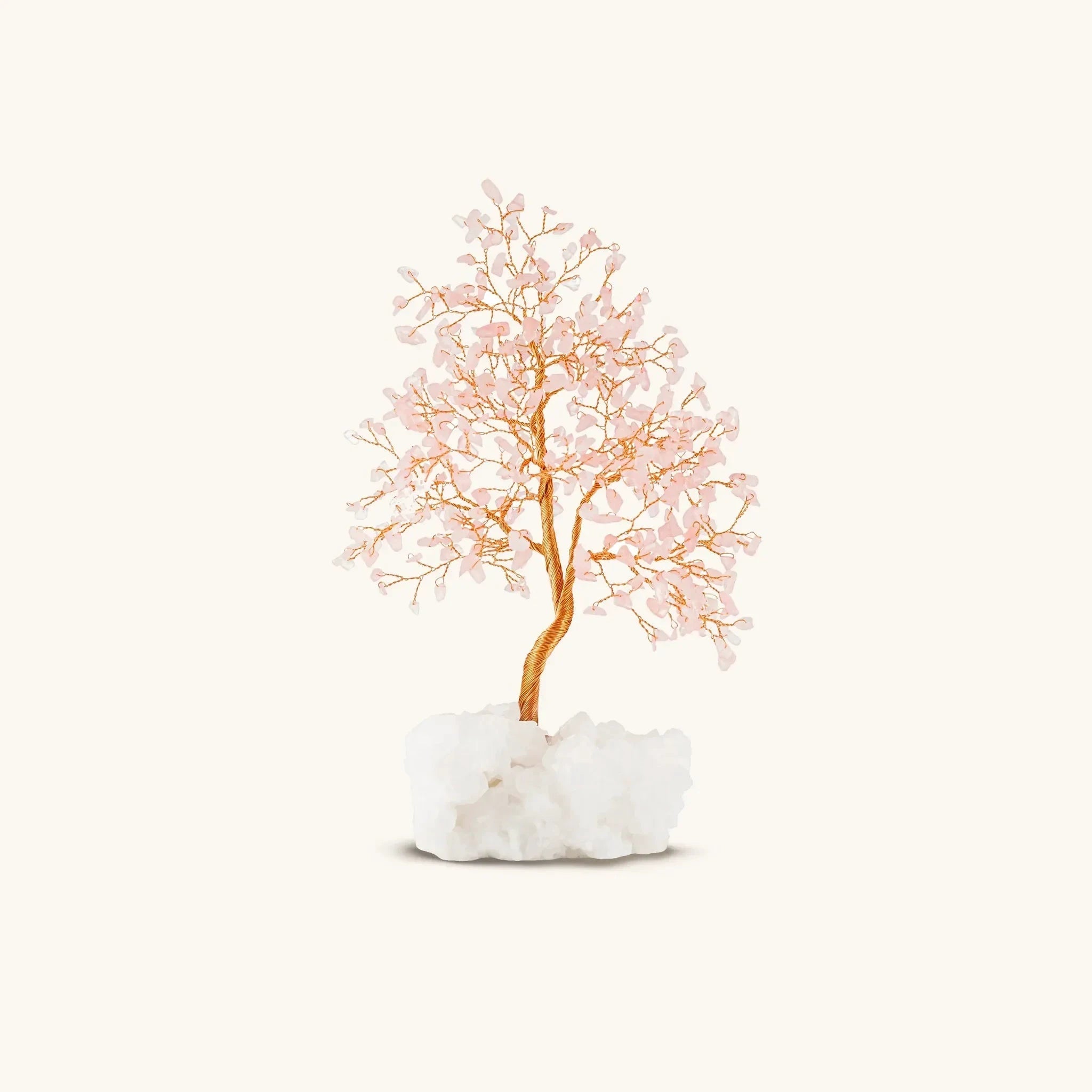 You Are Loved - Rose Quartz Feng Shui Tree by Karma and Luck