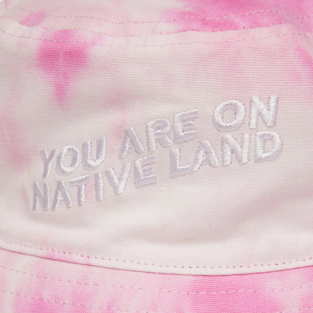 'YOU ARE ON NATIVE LAND' BUCKET HAT by Urban Native Era