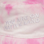 'YOU ARE ON NATIVE LAND' BUCKET HAT by Urban Native Era