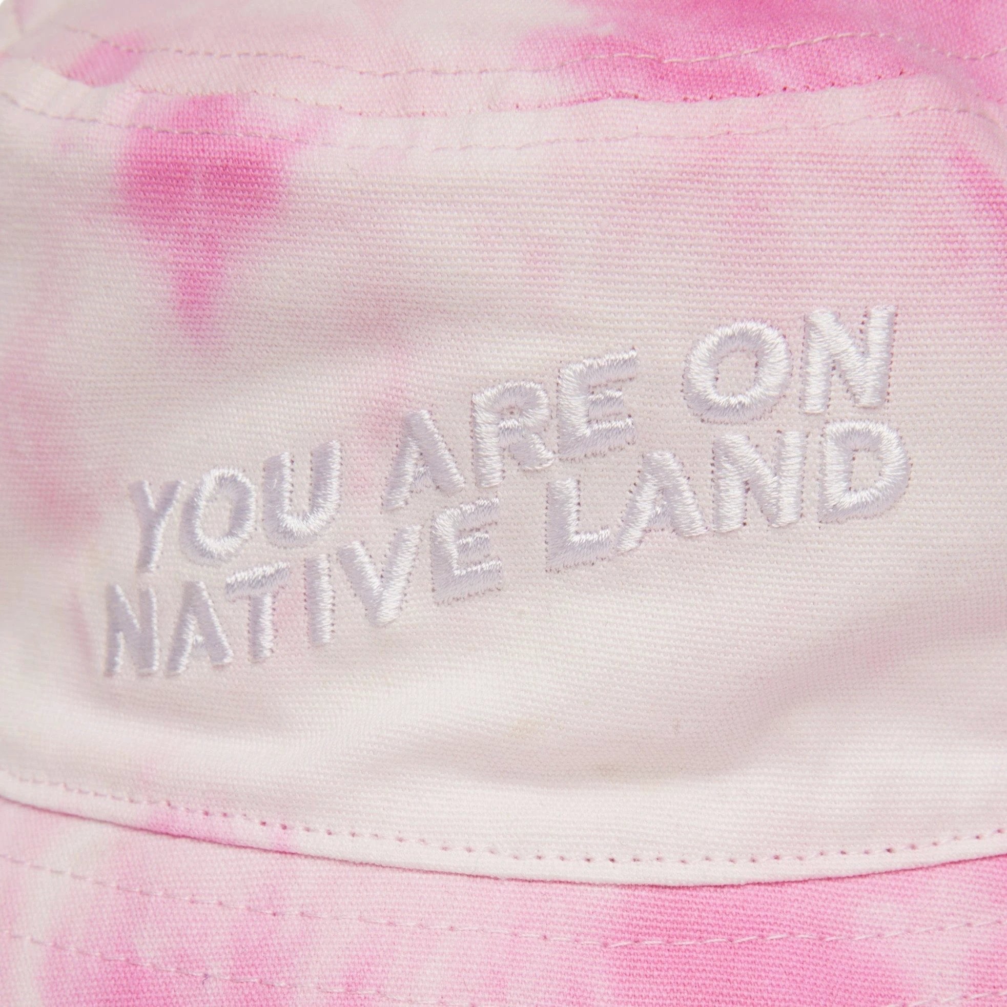'YOU ARE ON NATIVE LAND' BUCKET HAT by Urban Native Era