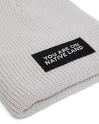 'YOU ARE ON NATIVE LAND' RIBBED BEANIE by Urban Native Era