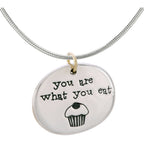 You Are What You Eat Necklace Necklaces - Fashion La Vie Bien You Are What You Eat Necklace