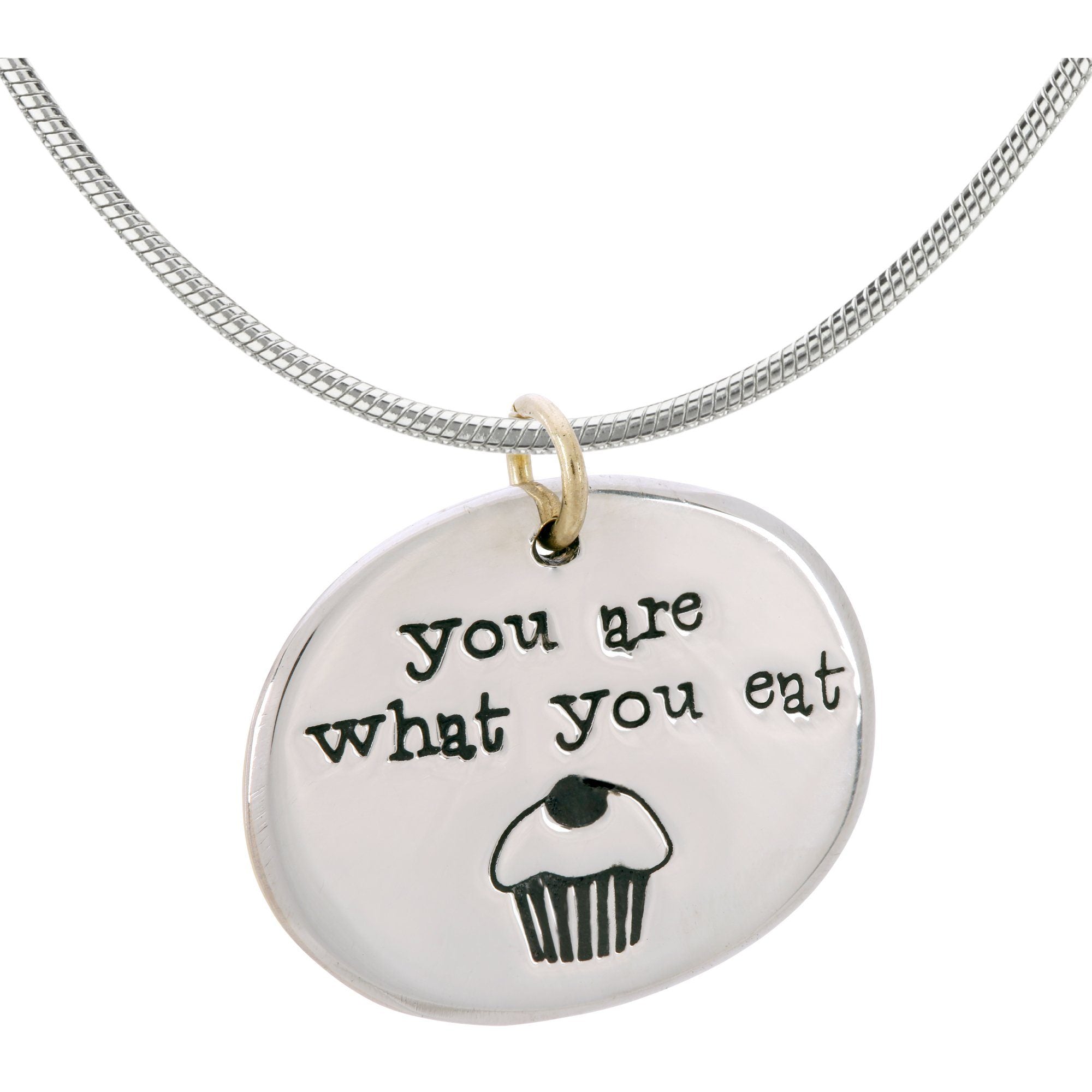 You Are What You Eat Necklace Necklaces - Fashion La Vie Bien You Are What You Eat Necklace