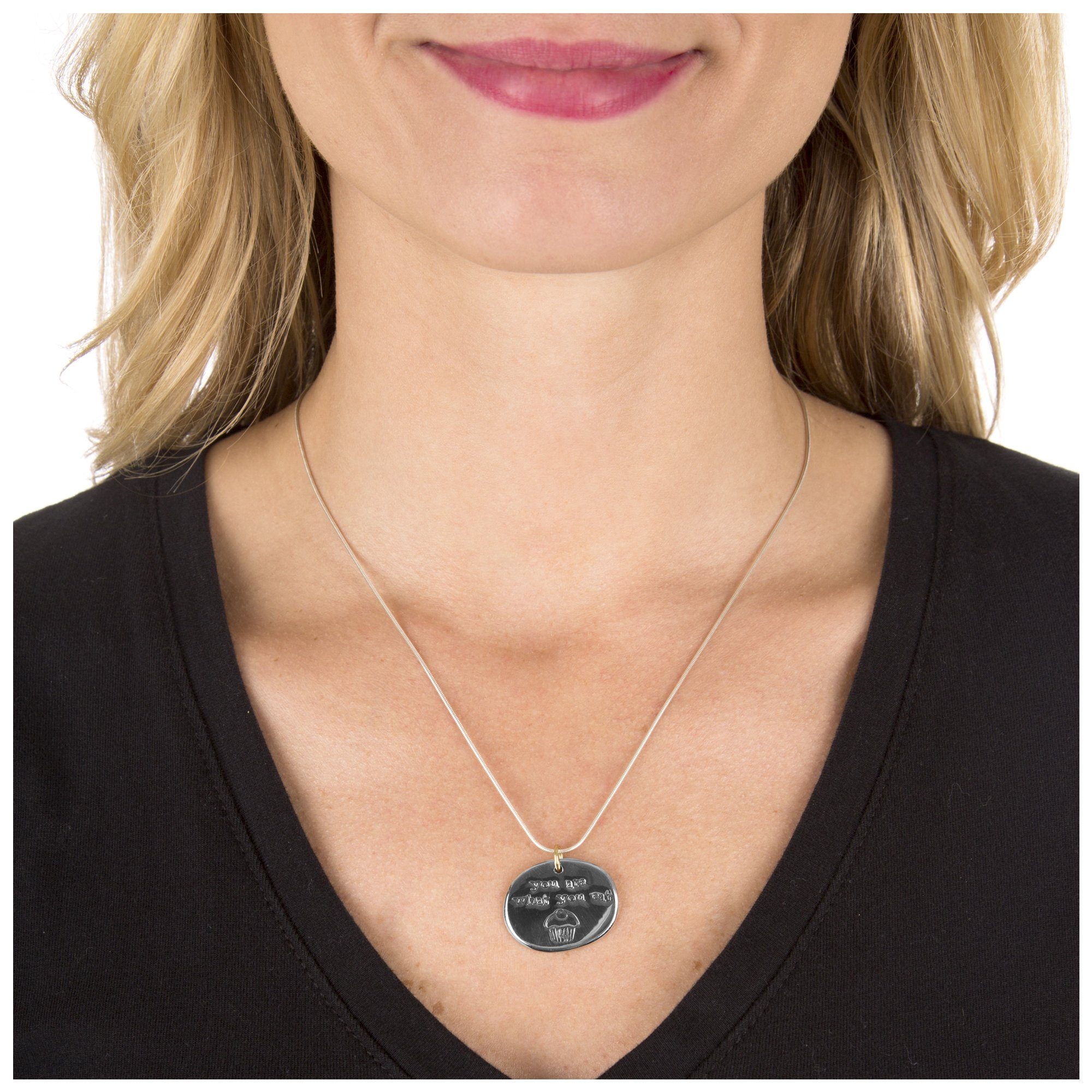 You Are What You Eat Necklace Necklaces - Fashion La Vie Bien You Are What You Eat Necklace