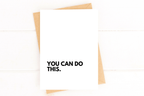 You Can Do This Cancer Encouragement Card by Five Dot Post