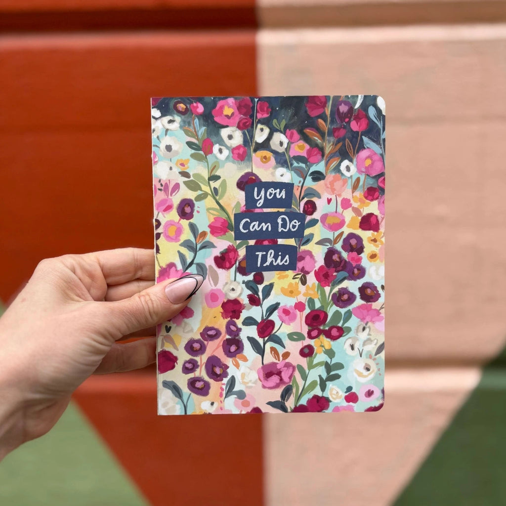 You Can Do This Journal | Double-Sided Floral Design Notebook by The Bullish Store