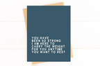 You Have Been So Strong Encouraging Grief and Sympathy Card by Five Dot Post