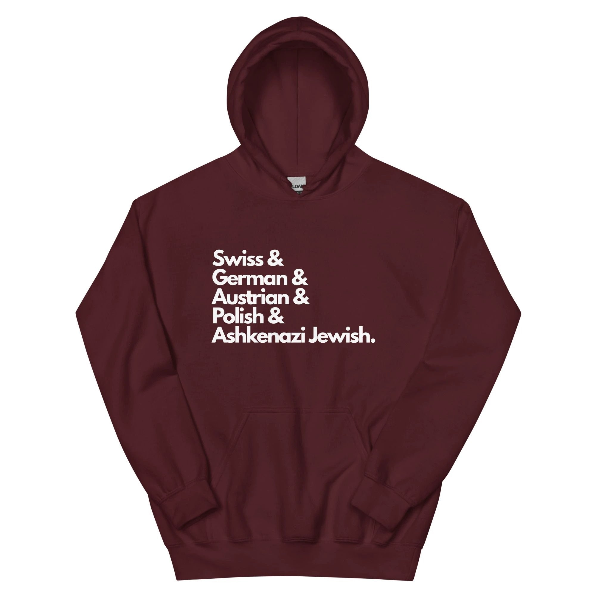 Your ancestry customized Unisex Hoodie by La Vie Bien
